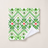L'art populaire ukrainien inspiré (Gant de toilette)