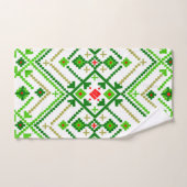 L'art populaire ukrainien inspiré (Serviette à main)
