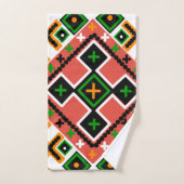 L'art populaire ukrainien inspiré (Serviette à main)