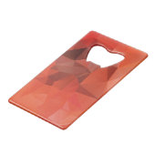 L'art pyramidal Abstrait orange rouge (Dos Angle)