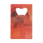 L'art pyramidal Abstrait orange rouge (Dos)