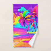 L'art tropical vibrant (Serviette à main)