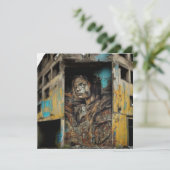 L'art urbain sur l'abandon du bâtiment | Carte d'a (Debout devant)