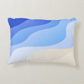L'artisanat Abstrait d'Ocean Beach | Coussin décor (Dos)