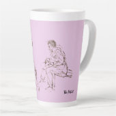 L'artiste Latte Mug (Angle droit)