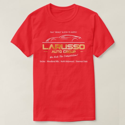 Larusso Auto Group Billboard Baseball TShirt (Design devant)