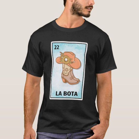 Las Botas Mexican Lottery Boot Parody T-shirt (Voorkant)
