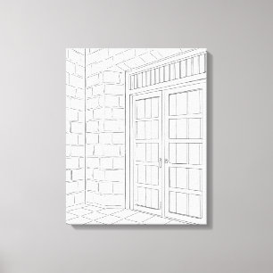 Las Casas Bataan Filipijnen Kleurboek Canvas Afdruk