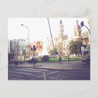 Las Fallas DE Valencia Spanje Briefkaart