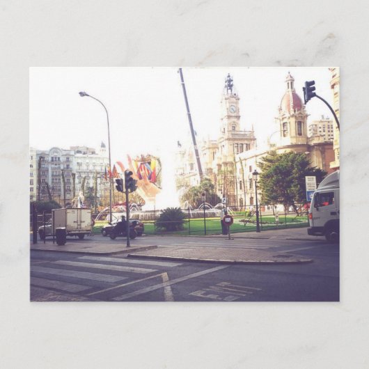 Las Fallas DE Valencia Spanje Briefkaart (Voorkant)