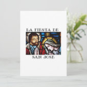Las Fiesta de San Jose Carte de voeux St. Joseph's (Debout devant)