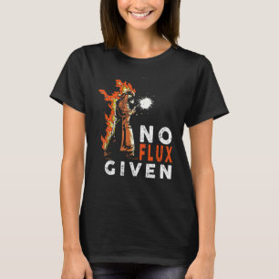Las geen flux met lassen t-shirt