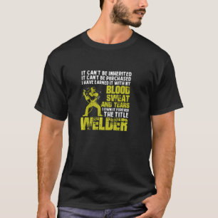 Las ik heb de titel met bloedzweet en tranen t-shirt