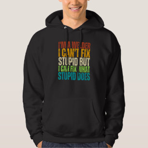 Las memes kleding voor ervaren lassers hoodie