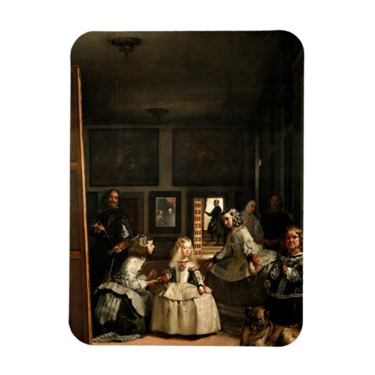 Las Meninas, 1656 by Diego Velazquez Magneet (Verticaal)