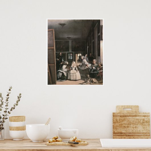 Las Meninas, c.1656 Diego Velasquez Poster (Keuken)