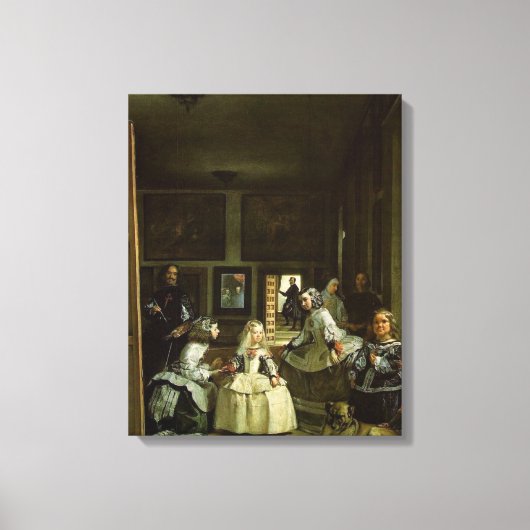 Las Meninas Canvas Afdruk (Voorkant)