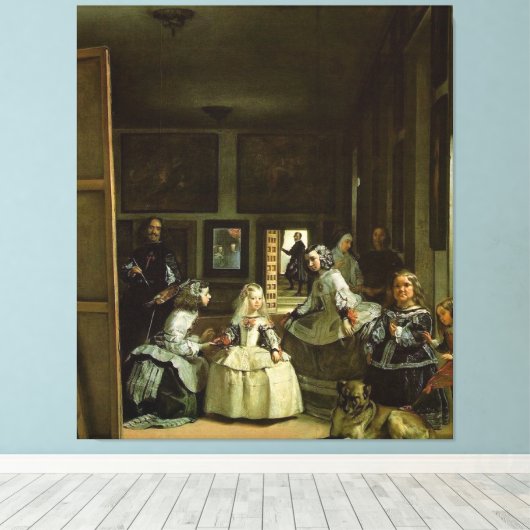 Las Meninas Canvas Afdruk (Insitu (Houten vloer))