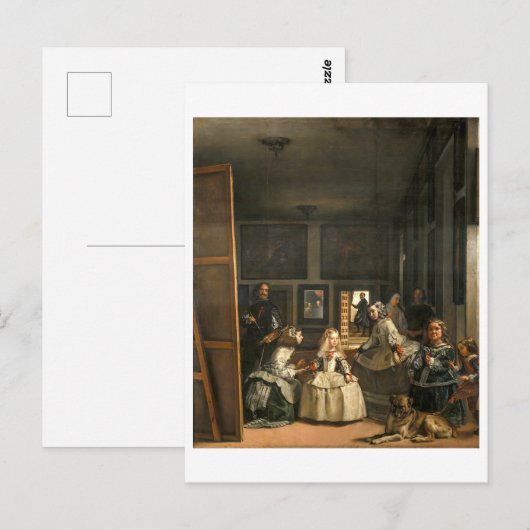Las Meninas | Diego Velá zquez | Briefkaart (Voorkant / Achterkant)