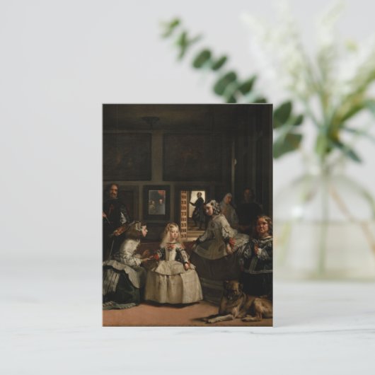 Las Meninas Diego Velázquez Fine Art Briefkaart (Staand voorkant)