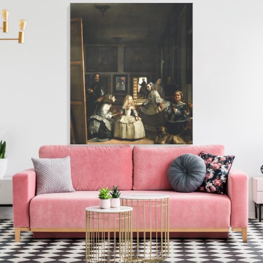 Las Meninas Diego Velázquez Fine Art Canvas Afdruk (Insitu (Woonkamer))