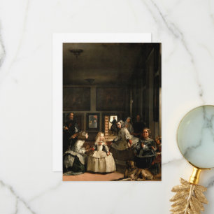 Las Meninas door Diego Velazquez Bedankkaart