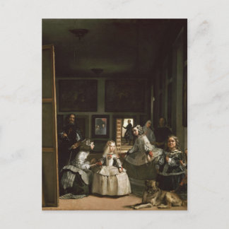 Las Meninas door Diego Velazquez Briefkaart