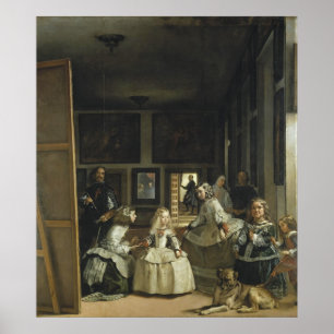 Las Meninas door Diego Velazquez Poster