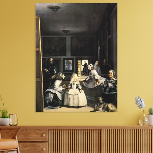 Las Meninas door Velasquez Canvas Afdruk (Insitu (Woonkamer))
