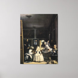 Las Meninas door Velasquez Canvas Afdruk