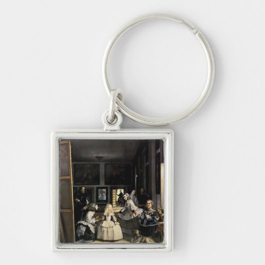 Las Meninas door Velasquez Sleutelhanger (Voorkant)