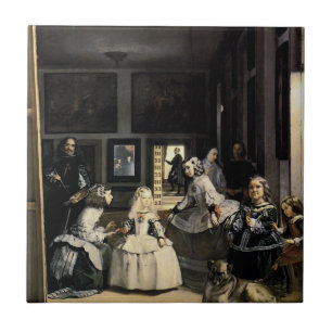 Las Meninas door Velasquez Tegeltje