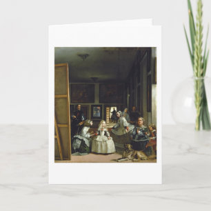Las Meninas of de Familie van Philip IV, c.1656 Kaart