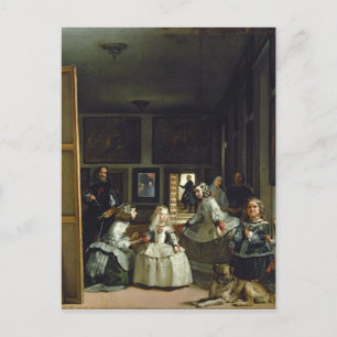 Las Meninas of The Family of Philip IV, c.1656 2 Briefkaart