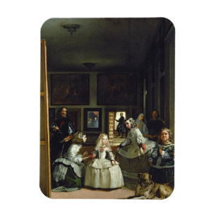 Las Meninas of The Family of Philip IV, c.1656 Magneet