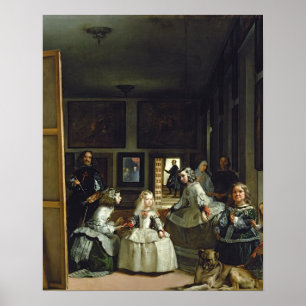 Las Meninas of The Family of Philip IV, c.1656 Poster