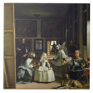 Las Meninas of The Family of Philip IV, c.1656 Tegeltje