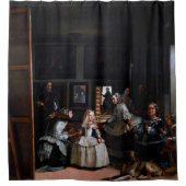 Las Meninas, The Maids of Honor, Diego Velazquez Douchegordijn (Voorkant)