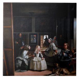 Las Meninas, The Maids of Honor, Diego Velazquez Tegeltje