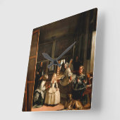 Las Meninas Vierkante Klok (Hoek)