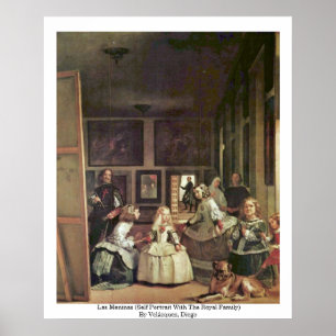 Las Meninas (Zelfportret met koninklijke familie) Poster
