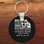 Las met handen Surgeon Genius artiest Sleutelhanger (Voorkant)