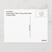 Las Palmas, Gran Canary Island, Spanje Briefkaart (Achterkant)