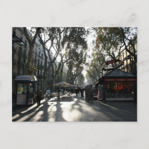 Las Ramblas, Barcelona, briefkaart