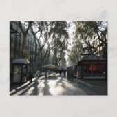 Las Ramblas, Barcelone, carte postale (Devant)