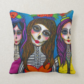 Las Tres Catrinas Pillow Kussen