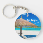 Las Vagas Warm zomer strand Sleutelhanger (Voorkant)