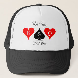 Las Vegan bruiloftschauffeur hats for bride and gr Trucker Pet