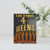 Las Vegas 4 Queens Briefkaart (Staand voorkant)
