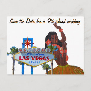 Las Vegas 9e eiland bruiloft uitnodiging